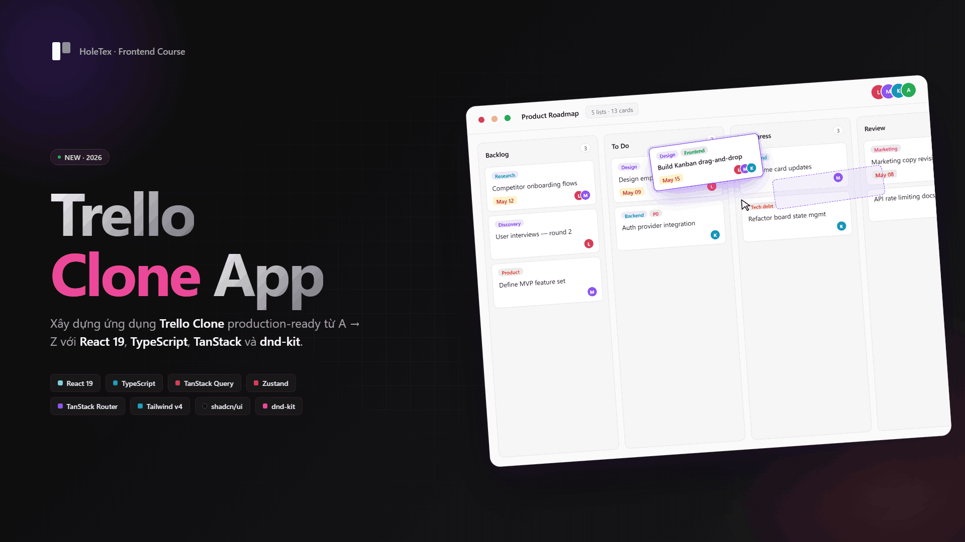 Khoá học Trello Clone
